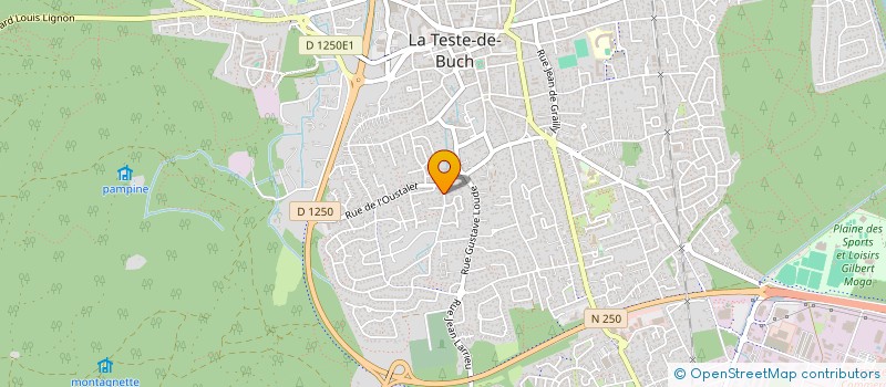 localisation de l'entreprise MONSIEUR GUILLAUME GRIMONPREZ à LA TESTE-DE-BUCH