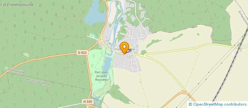 localisation de l'entreprise MONSIEUR GUILLAUME GRIMOUT  ERMENONVILLE