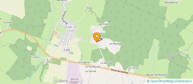 localisation de l'entreprise MONSIEUR GUILLAUME GROSBERTIN à SOUGY-SUR-LOIRE