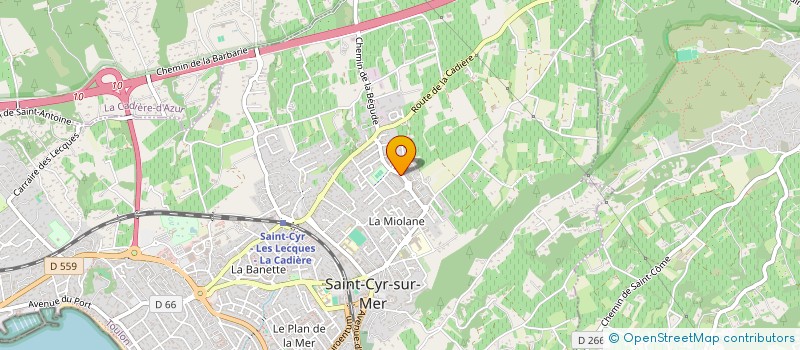 localisation de l'entreprise MONSIEUR GUILLAUME GROSJEAN à SAINT-CYR-SUR-MER