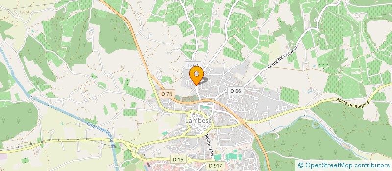 localisation de l'entreprise MONSIEUR GUILLAUME GUELFI à LAMBESC