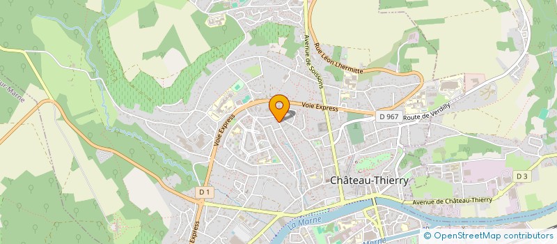 localisation de l'entreprise MONSIEUR GUILLAUME GUERIN à CHATEAU-THIERRY