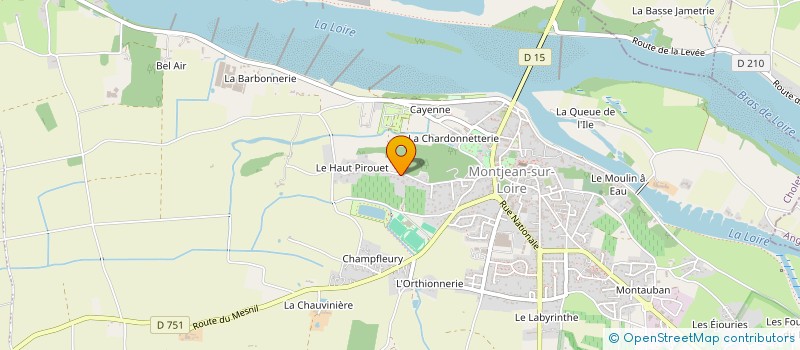 localisation de l'entreprise MONSIEUR GUILLAUME GUERRIN  MAUGES-SUR-LOIRE