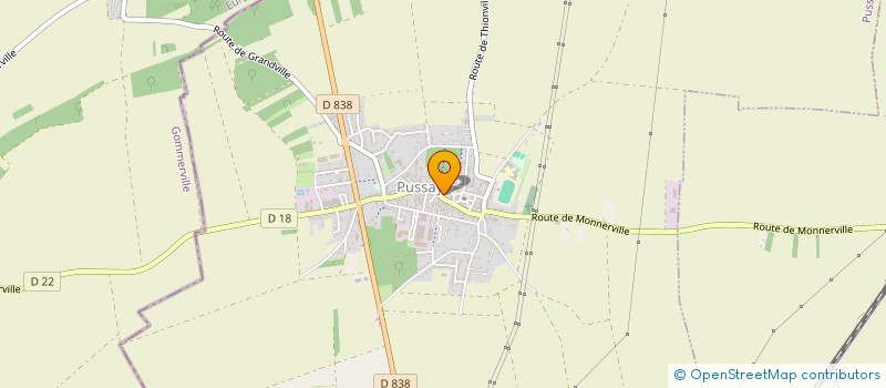 localisation de l'entreprise MONSIEUR GUILLAUME GUERTON  PUSSAY