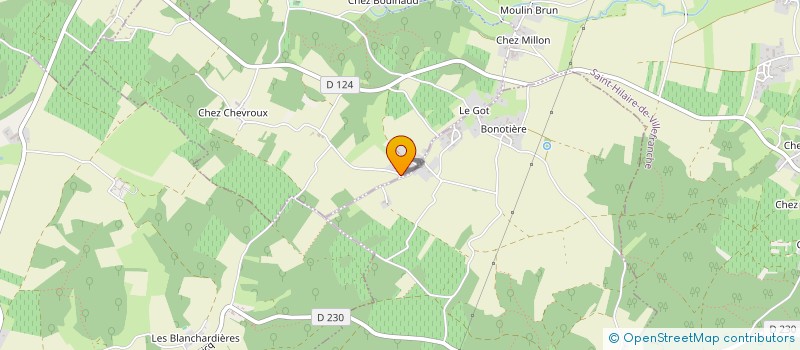 localisation de l'entreprise MONSIEUR GUILLAUME GUIBERTEAU à SAINT-HILAIRE-DE-VILLEFRANCHE