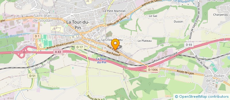 localisation de l'entreprise MONSIEUR GUILLAUME GUIGNIER  LES ABRETS EN DAUPHINE