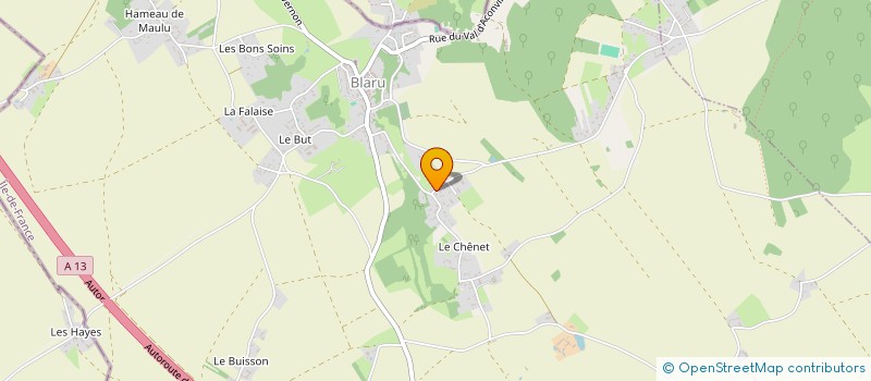 localisation de l'entreprise MONSIEUR GUILLAUME GUILBERT  BLARU