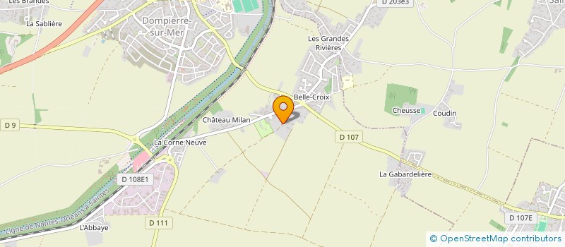 localisation de l'entreprise MONSIEUR GUILLAUME GUILLAUME BELIN  DOMPIERRE-SUR-MER