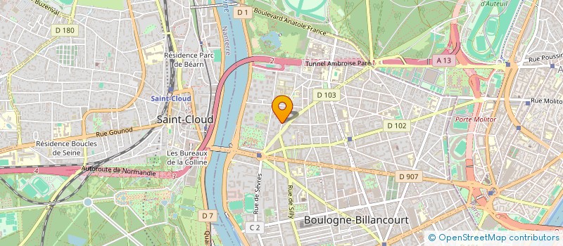 localisation de l'entreprise MONSIEUR GUILLAUME GUILLAUME MAKATEL  BOULOGNE-BILLANCOURT