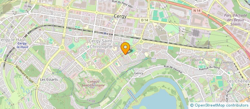 localisation de l'entreprise MONSIEUR GUILLAUME GUILOINEAU  CERGY