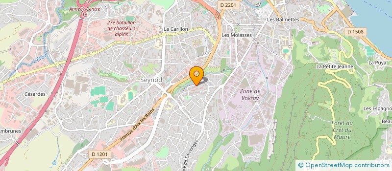 localisation de l'entreprise MONSIEUR GUILLAUME GUIMOND à ANNECY