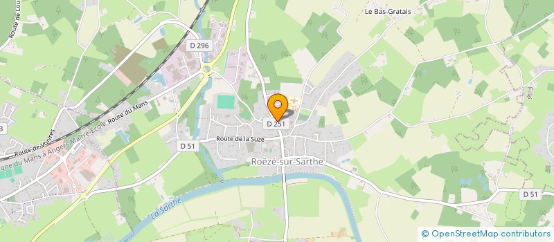 localisation de l'entreprise MONSIEUR GUILLAUME GUITTET  ROEZE-SUR-SARTHE