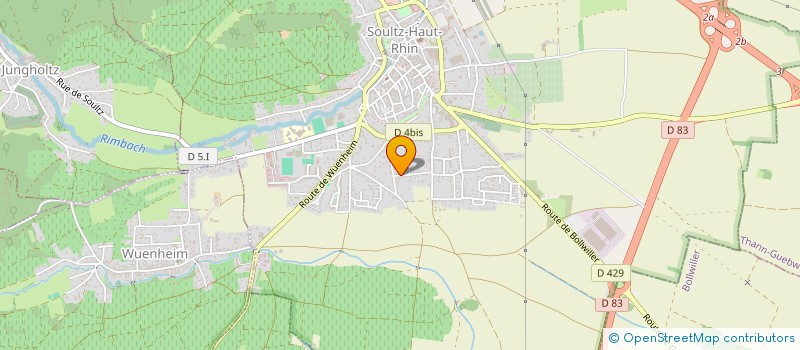 localisation de l'entreprise MONSIEUR GUILLAUME HAFFNER  SOULTZ-HAUT-RHIN