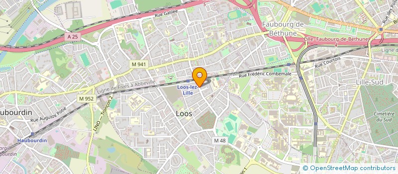 localisation de l'entreprise MONSIEUR GUILLAUME HALLARD  LOOS