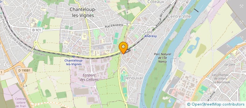 localisation de l'entreprise MONSIEUR GUILLAUME HAMEL à ANDRESY