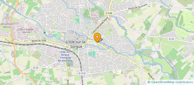 localisation de l'entreprise MONSIEUR GUILLAUME HAMET  L'ISLE-SUR-LA-SORGUE