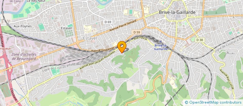 localisation de l'entreprise MONSIEUR GUILLAUME HAMON à BRIVE-LA-GAILLARDE