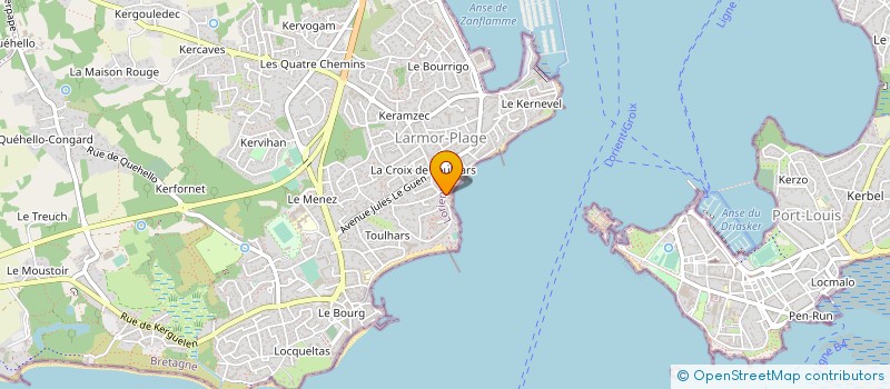 localisation de l'entreprise MONSIEUR GUILLAUME HAMON à LARMOR-PLAGE