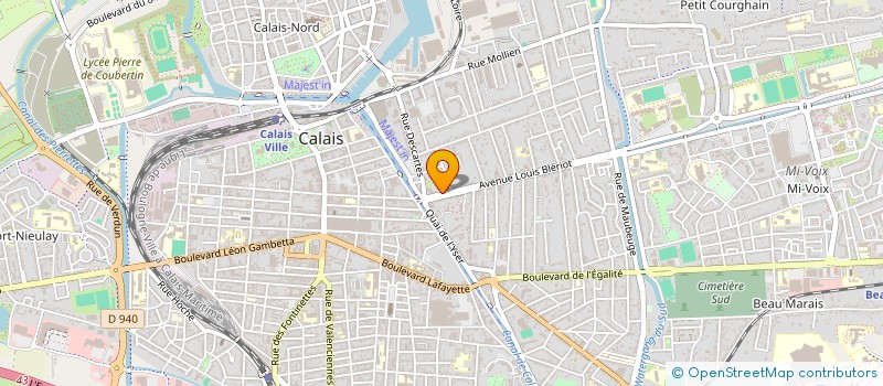 localisation de l'entreprise MONSIEUR GUILLAUME HAMY  CALAIS