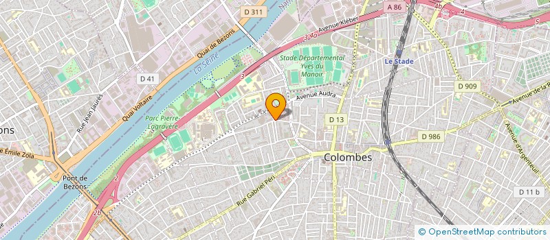 localisation de l'entreprise MONSIEUR GUILLAUME HANOUN à COLOMBES