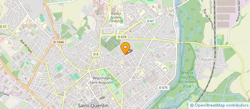 localisation de l'entreprise MONSIEUR GUILLAUME HARANT à SAINT-QUENTIN