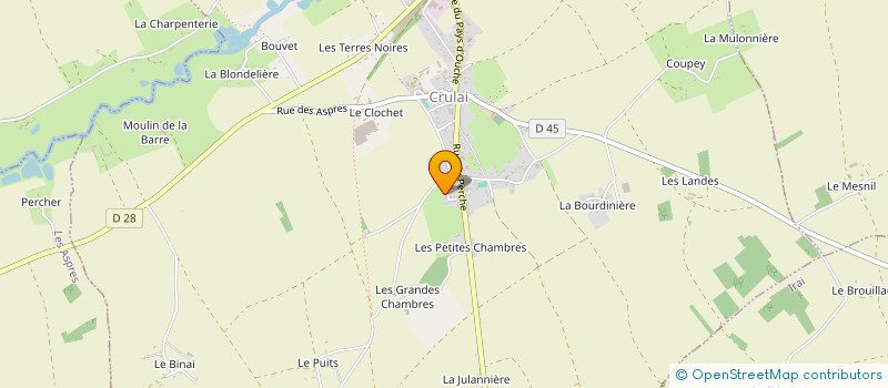 localisation de l'entreprise MONSIEUR GUILLAUME HARDY à CRULAI