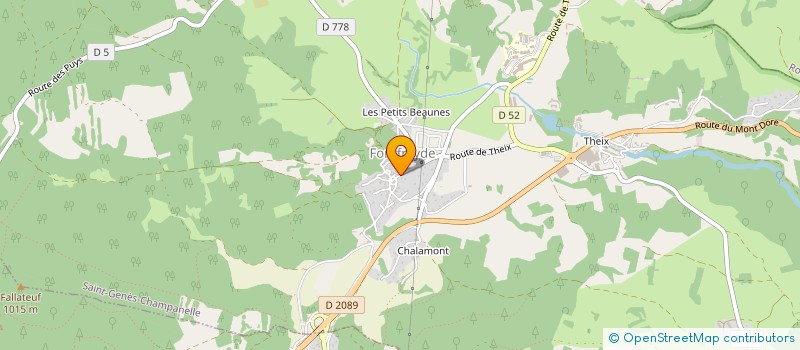 localisation de l'entreprise MONSIEUR GUILLAUME HAUBOIS  SAINT-GENES-CHAMPANELLE