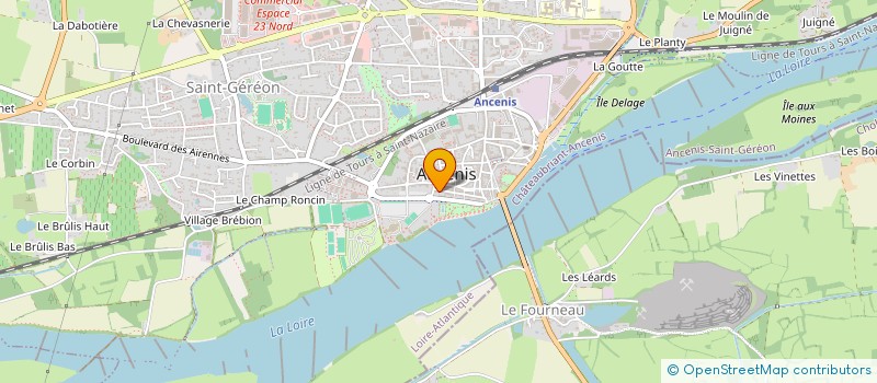 localisation de l'entreprise MONSIEUR GUILLAUME HAURAY  ANCENIS-SAINT-GEREON