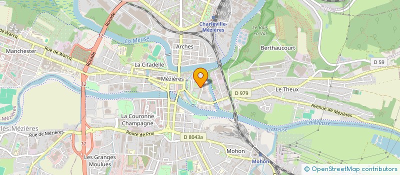 localisation de l'entreprise MONSIEUR GUILLAUME HAUTIER  CHARLEVILLE-MEZIERES