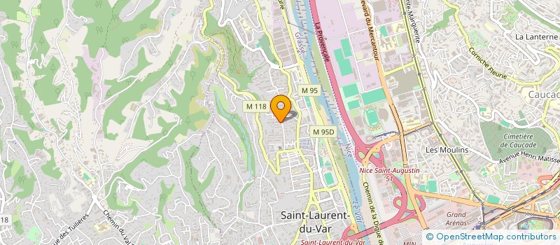 localisation de l'entreprise MONSIEUR GUILLAUME HAYET à SAINT-LAURENT-DU-VAR