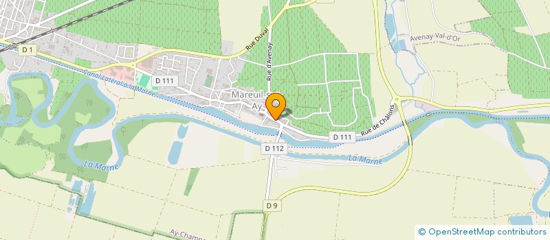 localisation de l'entreprise MONSIEUR GUILLAUME HEBRART  AY-CHAMPAGNE