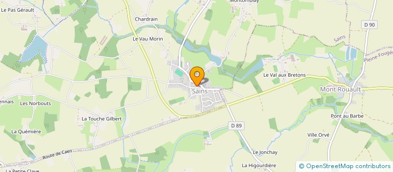 localisation de l'entreprise MONSIEUR GUILLAUME HECQUARD  SAINS