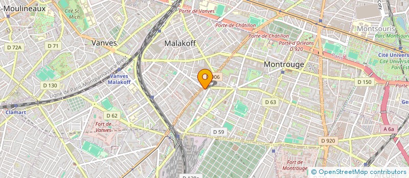 localisation de l'entreprise MONSIEUR GUILLAUME HECQUET  MONTROUGE