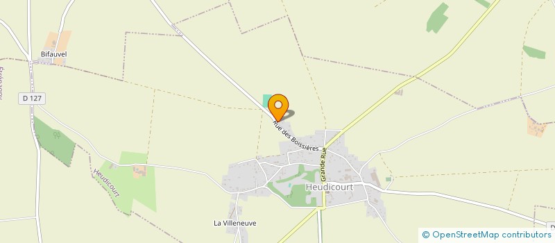 localisation de l'entreprise MONSIEUR GUILLAUME HECQUET à HEUDICOURT