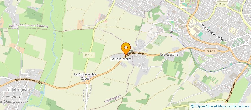 localisation de l'entreprise MONSIEUR GUILLAUME HEITZMANN  VILLEFARGEAU