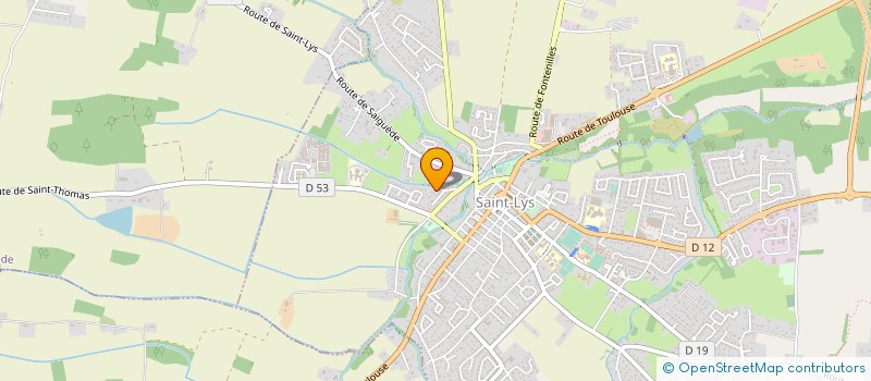 localisation de l'entreprise MONSIEUR GUILLAUME HELLE  SAINT-LYS