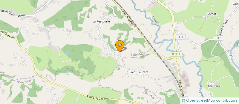 localisation de l'entreprise MONSIEUR GUILLAUME HENOCQ  SAINT-AULAIRE