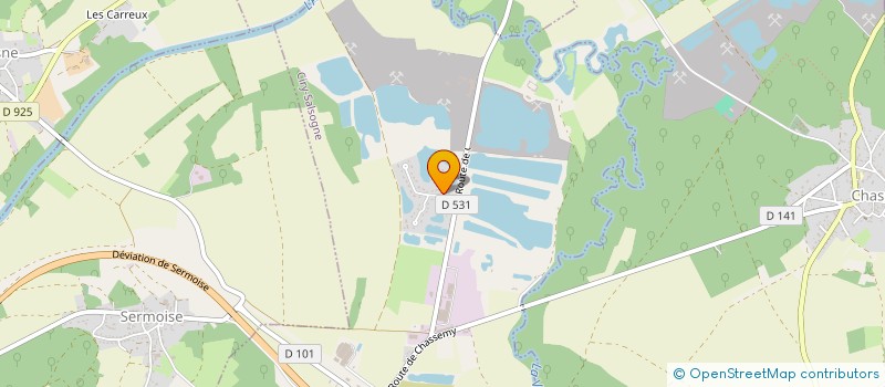 localisation de l'entreprise MONSIEUR GUILLAUME HENOT  CIRY-SALSOGNE