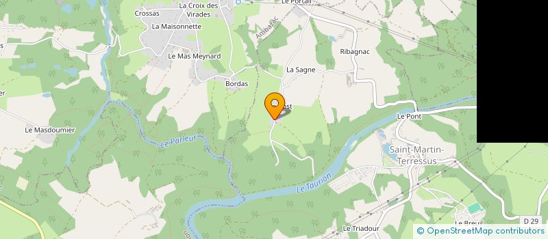 localisation de l'entreprise MONSIEUR GUILLAUME HENRARD à SAINT-MARTIN-TERRESSUS