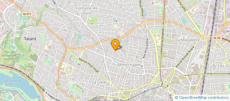 localisation de l'entreprise MONSIEUR GUILLAUME HENRI PAPONNEAU à DIJON