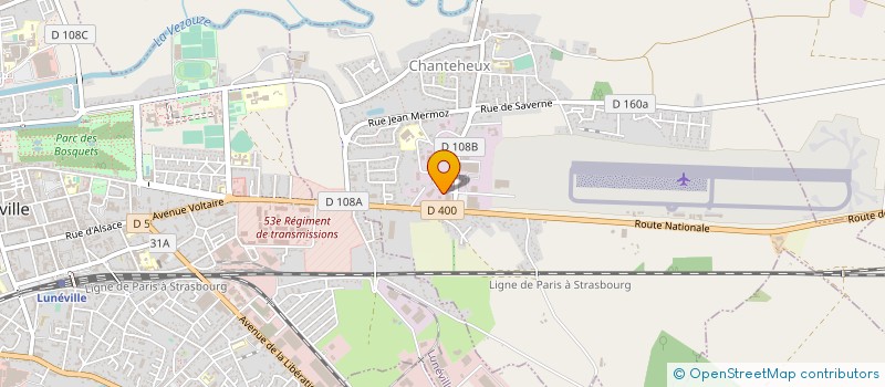 localisation de l'entreprise MONSIEUR GUILLAUME HENRY  CHANTEHEUX