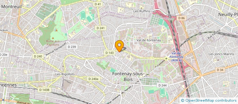 localisation de l'entreprise MONSIEUR GUILLAUME HENRY à FONTENAY-SOUS-BOIS