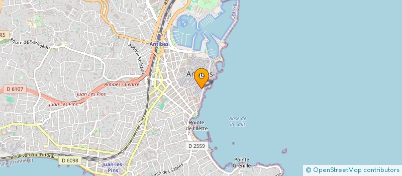 localisation de l'entreprise MONSIEUR GUILLAUME HENRY  ANTIBES