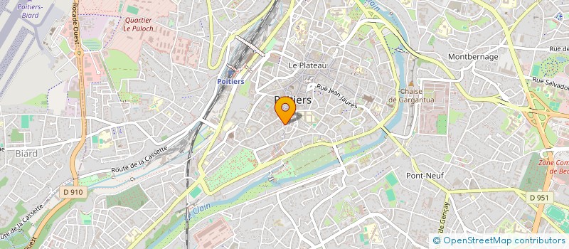 localisation de l'entreprise MONSIEUR GUILLAUME HERAUD  POITIERS