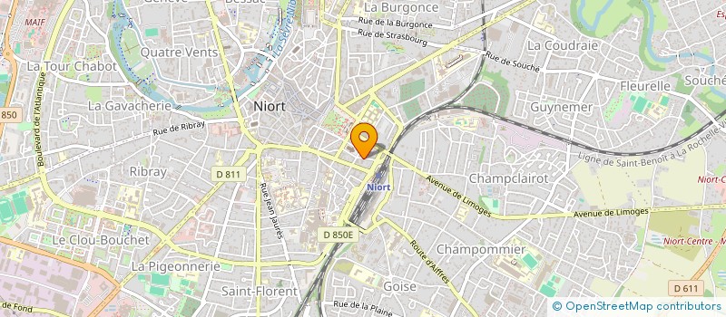 localisation de l'entreprise MONSIEUR GUILLAUME HERAUD à NIORT
