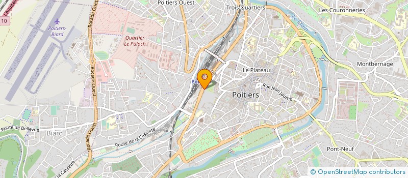 localisation de l'entreprise MONSIEUR GUILLAUME HERAULT à POITIERS
