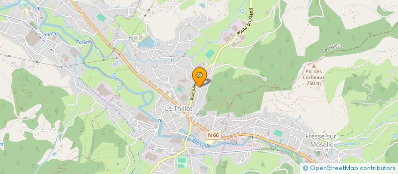 localisation de l'entreprise MONSIEUR GUILLAUME HERBAUT  LE THILLOT