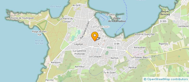 localisation de l'entreprise MONSIEUR GUILLAUME HERITIER  CAMARET-SUR-MER