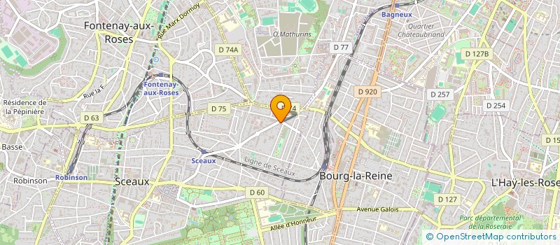 localisation de l'entreprise MONSIEUR GUILLAUME HERMANN à SCEAUX