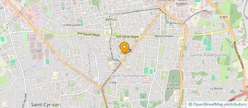 localisation de l'entreprise MONSIEUR GUILLAUME HEROS  TOURS